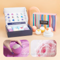 Bath Bomb Set Kids Rainbow Fizzy Heart Shaped